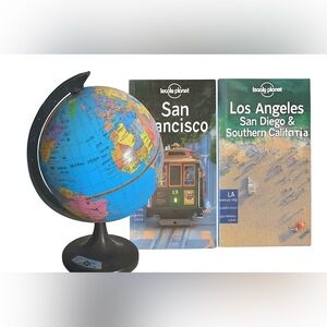 🌎 California Dreaming Travel Bundle – Guides + Globe